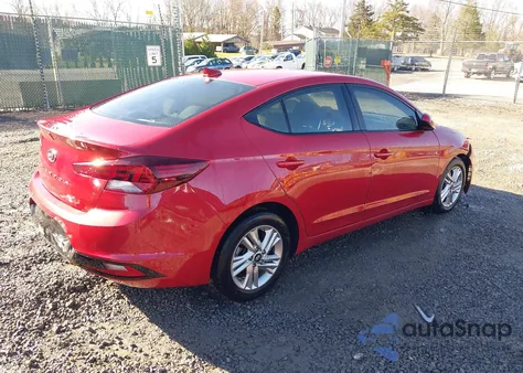 2020 Hyundai Elantra Sel z USA, uszkodzony, nr VIN 5NPD84LF1LH505585